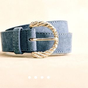 Sezane leather Thelma belt size 75cm
